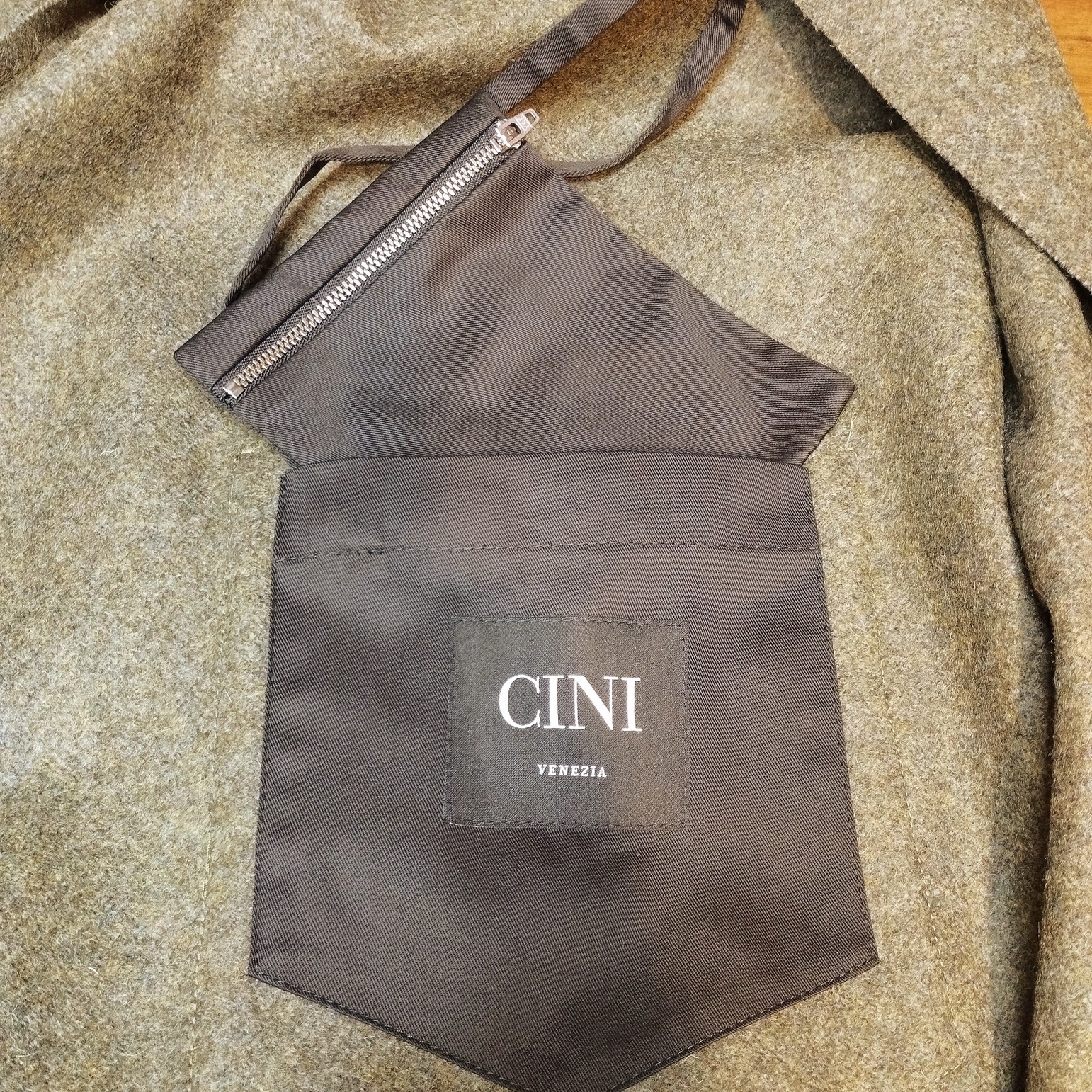 Cini - Cappotto Panno lana oversize cinivenezia handmadecoat genderlessclothing